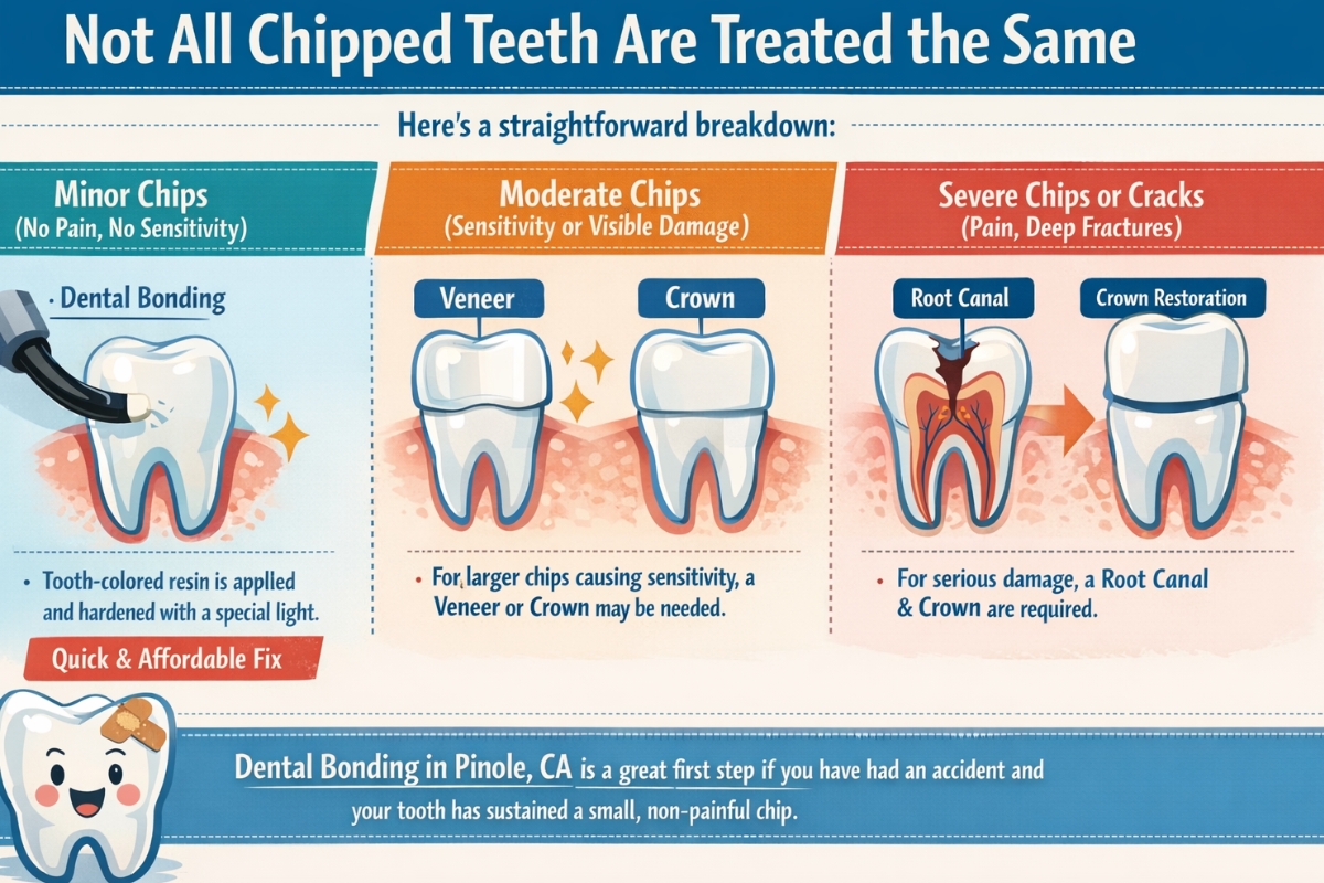 Chipped Teeth Stages | Pinole Aesthetic Dentistry